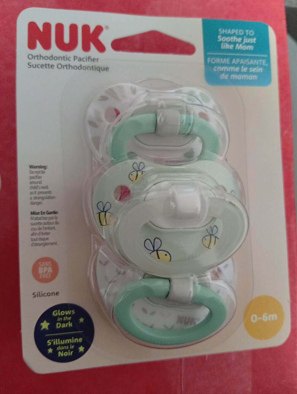 Nuk Baby Pacifier 3 Pack 0-6months . New